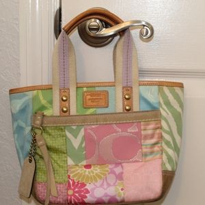 Coach Pastel Patchwork Purse